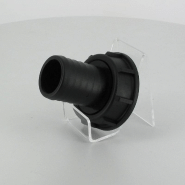 Raccord annelé - Droit F 2&quot; pas du gaz Ø40 + écrou + joint