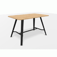Table haute "ALTITUDE" - 170 x 105 cm, Sans goulotte + trappe