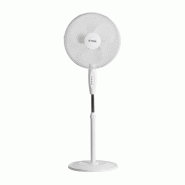 Ventilateur de sol Ø40cm 40W 3 Vitesses Blanc Confort Blanc Raydan Home - blanc plastique 8429160260154