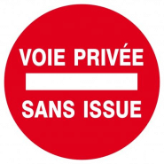 Voie privee sans issue d.180mm TALIAPLAST | 627226 Voie privee sans issue d.180mm TALIAPLAST | 627226