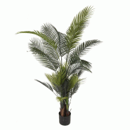 WellHome - Palmier artificiel à 34 feuilles en pot 110x100x160cm - vert WH15590