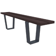 Banquette en plastique recyclé et Acier - KAPPA Banquette en plastique recyclé et Acier - KAPPA