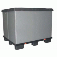 Box Palette plastique pour une réduction de 70% du volume de stockage - BACBOX MEDIUM Box Palette plastique pour une réduction de 70% du volume de stockage - BACBOX MEDIUM