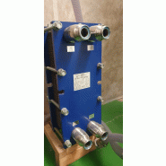 Cuve en acier inoxydable 800 litres avec serpentin intérieur et échangeur à plaques d'occasion - référence : e7467