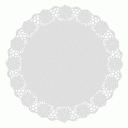 Dentelles papier blanc ingraissable opalina ø 30 cm (100 unités) - blanc papier 21107-SL Dentelles papier blanc ingraissable opalina ø 30 cm (100 unités) - blanc papier 21107-SL