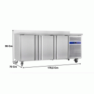 Desserte réfrigérée 700 3 portes positive tropicalisé - gn3200tn