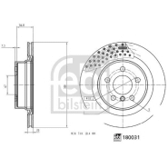 Disque de frein FEBI BILSTEIN 180031 - ventilé - boîte de 1 disque Disque de frein FEBI BILSTEIN 180031 - ventilé - boîte de 1 disque