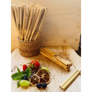 ECOLOGIQUE et NATUREL : 250 Pailles réutilisables en roseaux fabriquées en France - PLLRS-PP02_0