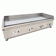 Fry-Top gaz lisse en CHROME - L1300 | Arilex - 130FRYGCN