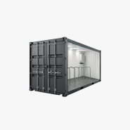 Garage à vélo robuste, durable et prête à l'emploi - container 20pieds