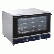GastroHero Four à chaleur tournante ECO - Manuel - 4x EN 600x400 ou GN 1/1 - 3,5 kW - 230V - argenté inox HLOE411230