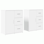 Helloshop26 - Buffet bahut commode armoire meuble de rangement organisateur cuisine salle de séjour salons lot de 2 60 x 31 x 70 cm 02_0036675 - 3000 Helloshop26 - Buffet bahut commode armoire meuble de rangement organisateur cuisine salle de séjour salons lot de 2 60 x 31 x 70 cm 02_0036675 - 3000