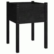 Helloshop26 - Jardinière bac lit surélevé plantes fleurs terrasse jardin 50 x 50 x 70 cm bois de pin massif noir 02_0037674 - 3000217864362 Helloshop26 - Jardinière bac lit surélevé plantes fleurs terrasse jardin 50 x 50 x 70 cm bois de pin massif noir 02_0037674 - 3000217864362