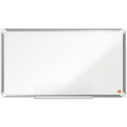 Nobo tableau blanc en acier laqué premium plus magnétique 710 x 400 mm - blanc - 1915370