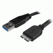 StarTech Cble SuperSpeed USB 3.0 slim A vers Micro B de 0