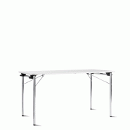 Table pliante, piètement 4 pieds, pieds ronds