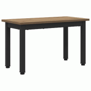 VidaXL Table basse Chêne artisan 60 x 30 x 36 cm Bois d'ingénierie Modèle Helios Chic Plus - 892553