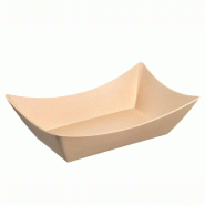 Barquette  PP réemployable LOOP 20,5x13,5x5,7 cm beige clair - par 60