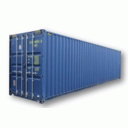 Containers maritimes standards - 40 pieds dry - Dimensions extérieures et intérieures détaillées