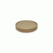 Couvercle 11,5cm Rond Carton Alimentaire Kraft 25un - 6621325