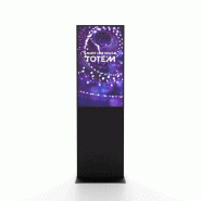 Exposiciónate Smart Line Écran Totem 43" Samsung Écran avec Tactile Écran Noir DITTOTEM43ESFT - noir aluminium 8596052182136