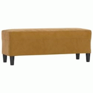Helloshop26 - Banc banquette 100 x 35 x 41 cm velours marron 02_0010613 - 3000584347765 Helloshop26 - Banc banquette 100 x 35 x 41 cm velours marron 02_0010613 - 3000584347765