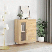 Helloshop26 - Buffet bahut commode armoire meuble de rangement organisateur cuisine salle de séjour salon sonoma 69,5 x 34 x 90 cm 02_0031662 - 30002 Helloshop26 - Buffet bahut commode armoire meuble de rangement organisateur cuisine salle de séjour salon sonoma 69,5 x 34 x 90 cm 02_0031662 - 30002