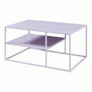 Helloshop26 - Table basse console d'appoint salon rectangulaire 45 x 90 x 60 cm violet 03_0010862 - 3000225448561