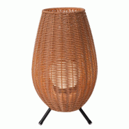 Lampe de table Rechargeable Int/Ext LED 1x3W 180 LM 3000K IP44 Naturel - Lucide - Colin - beige 5411212031839 Lampe de table Rechargeable Int/Ext LED 1x3W 180 LM 3000K IP44 Naturel - Lucide - Colin - beige 5411212031839