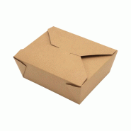 METRO PROFESSIONAL 50 Boîtes menu en kraft 1 350 ml - marron en carton 4337182241492