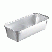 Moule à Cake Aluminium NOVATRAY 1050ml  -232x107x60mm - Plat Familial Cuisson Four Traiteur Pâtisserie NovaPac - Lot de 500 unités - KM1100