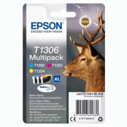 Multipack "Cerf" (T1306) - Encre DURABrite Ultra C, M, J (XL)