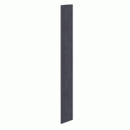 Panneau Vertigo T01 MDF noir et noir 29x1,8x240cm - par 2