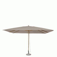 Parasol Eclipse taupe/naturel 3 x 4 x 2,7 m