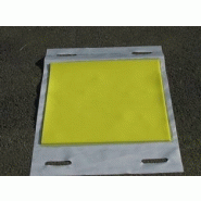 Plaque obturateur polyuréthane 70 x 70cm Plaque obturateur polyuréthane 70 x 70cm