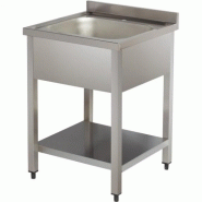 Plonge simple sans egouttoir 70x60x95cm Plonge simple sans egouttoir 70x60x95cm