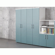Armoire haute H197 portes battantes Columbia en bois Armoire haute H197 portes battantes Columbia en bois