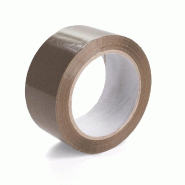 Adhésif polypropylène havane 42µ 100mx48mm - lot de 6 rouleaux - très résistant