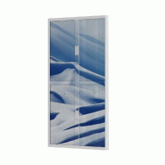 Armoire à rideaux avec décor montagne - EasyOffice. - Haute, Montagne