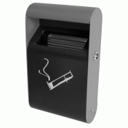 Cendrier mural extérieur - 1,5L - Noir - JVD - noir CB2600 Cendrier mural extérieur - 1,5L - Noir - JVD - noir CB2600
