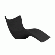 Chaise longue design SURF - noir