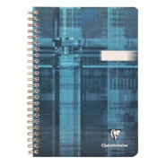 Clairefontaine Lot de 5 Carnet Metric A5, 180p./90 feuilles 90 g/m² reliure intégrale, uni - 3329680085402