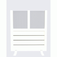 Claustra pour terrasse Standard 130X150cm - blanc texturé