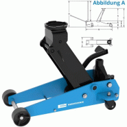 Cric rouleur 3 tonnes grh 3/500 q - 3835 Cric rouleur 3 tonnes grh 3/500 q - 3835