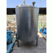 Cuve verticale en acier inoxydable 1990 litres - référence : c13916