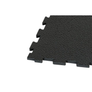 Dalle PVC noir TLM, conçue pour résister aux environnements à trafic intense - 5mm et 7mm - Traficfloor
