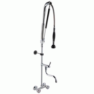 Douchette 2 trous avec 2 vannes mélangeuses et robinet - Hauteur 1115 mm