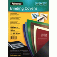 Fellowes Boîte de 100 couvertures à relier Chromolux, A4, rouge - 0077511537837