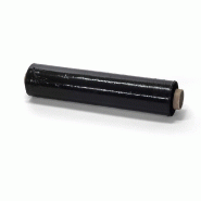 Film étirable noir 20 µ pour palettisation manuelle 45cmx255m