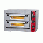 Four à pizza électrique professionnel – 2 pizzas Ø 39 cm – 5,25 kW – 74 x 70 cm – Réf. AKS-SGS-PO-4040-DE - AKS-SGS-PO-4040-DE_0